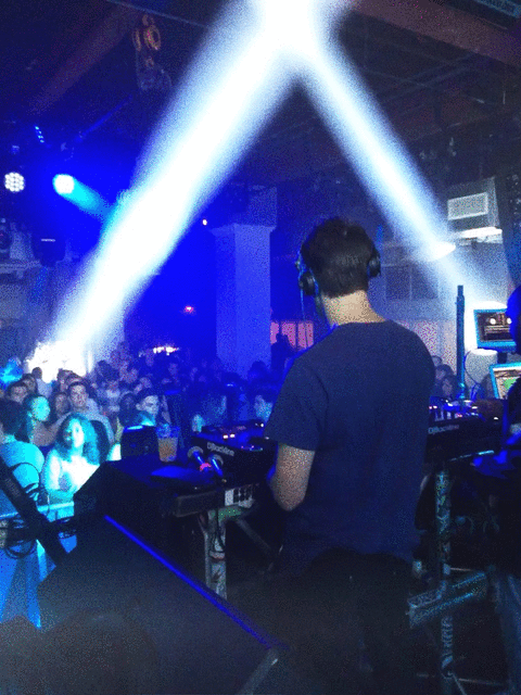 DJ Pace is getting it nice and thumpy in here. #WAYFtour Miami 